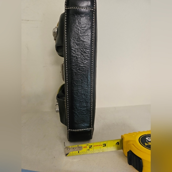 Hype black leather small bag - Picture 10 of 12